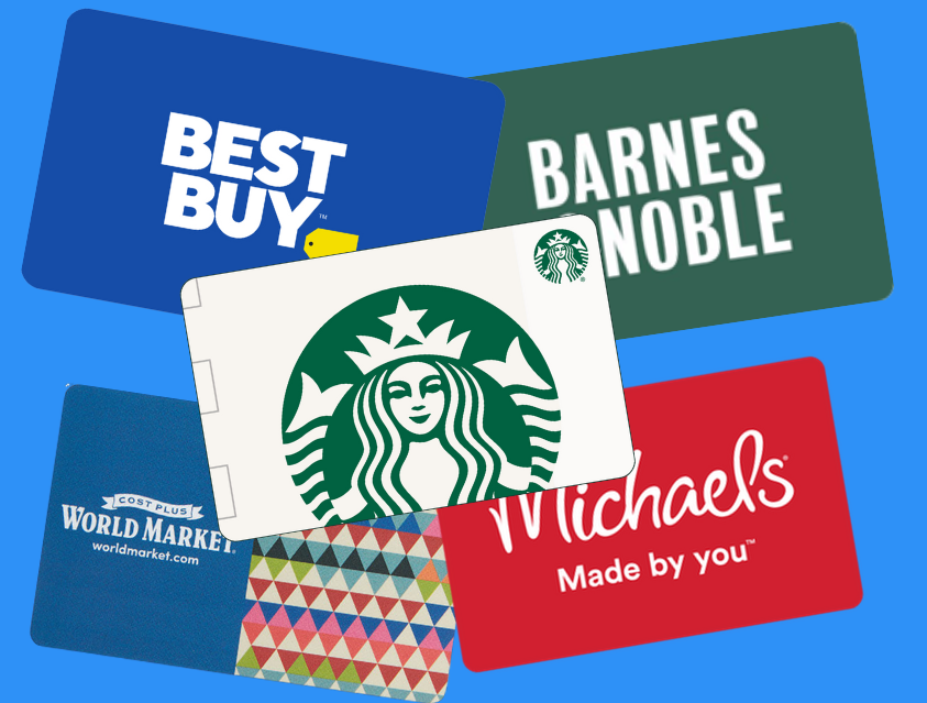 Gift Cards for teachers