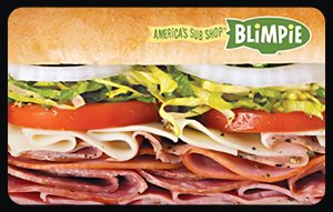 Blimpie Gift Card