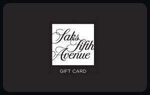 Saks Fifth Avenue Gift Card